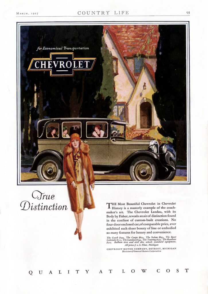 Chevrolet advert